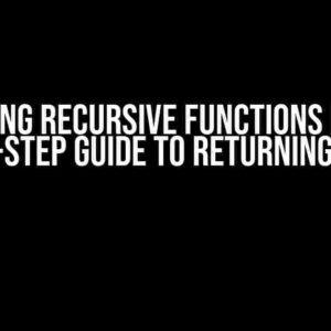 Mastering Recursive Functions in C++: A Step-by-Step Guide to Returning a Range